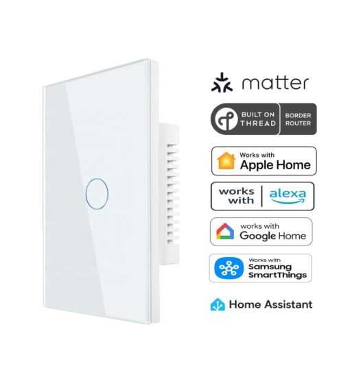 Matter Smart Touch Wall Switch (Homekit Compatible)